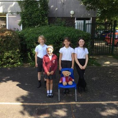 The children also competed in the coin trail