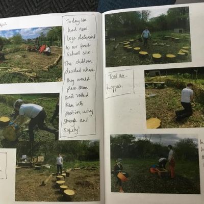 Several of the children in Kingfisher class have been engaging in Forest School activities