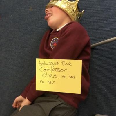 This week, as part of our History learning we roleplayed as different prospective Kings of England after Edward the Confessor's death
