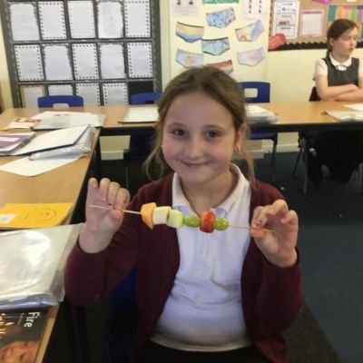 Kingfisher finished off their Fresh Food, Good Food DT topic this week