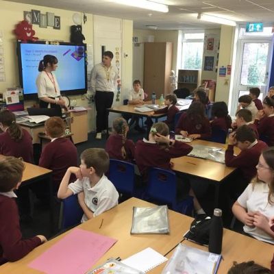 Science - Engineering day lead by UWE student Miss Jones